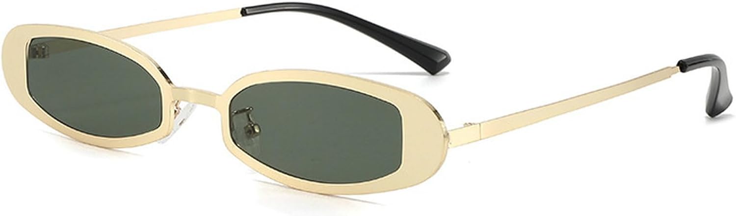 Ретро-солнцезащитные очки прямоугольной формы для женщин и мужчин в стиле 90-х, маленькая металлическая оправа, овальная форма, защита от ультрафиолета UV400 mincl, C5
Ретро-солнцезащитные очки прямоугольной формы для женщин и мужчин в стиле 90-х, маленькая металлическая оправа, овальная форма, защита от ультрафиолета UV400 mincl, C5