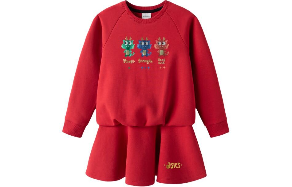 Детское платье Asics, красный 
Детское платье Asics, красный
