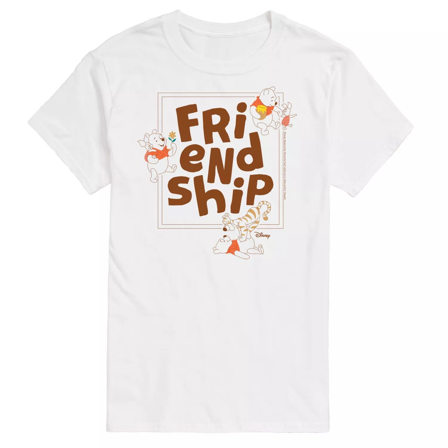 Футболка Disney's Winnie the Pooh с рисунком дружбы «Большой и высокий» Licensed Character
Футболка Disney's Winnie the Pooh с рисунком дружбы «Большой и высокий» Licensed Character
