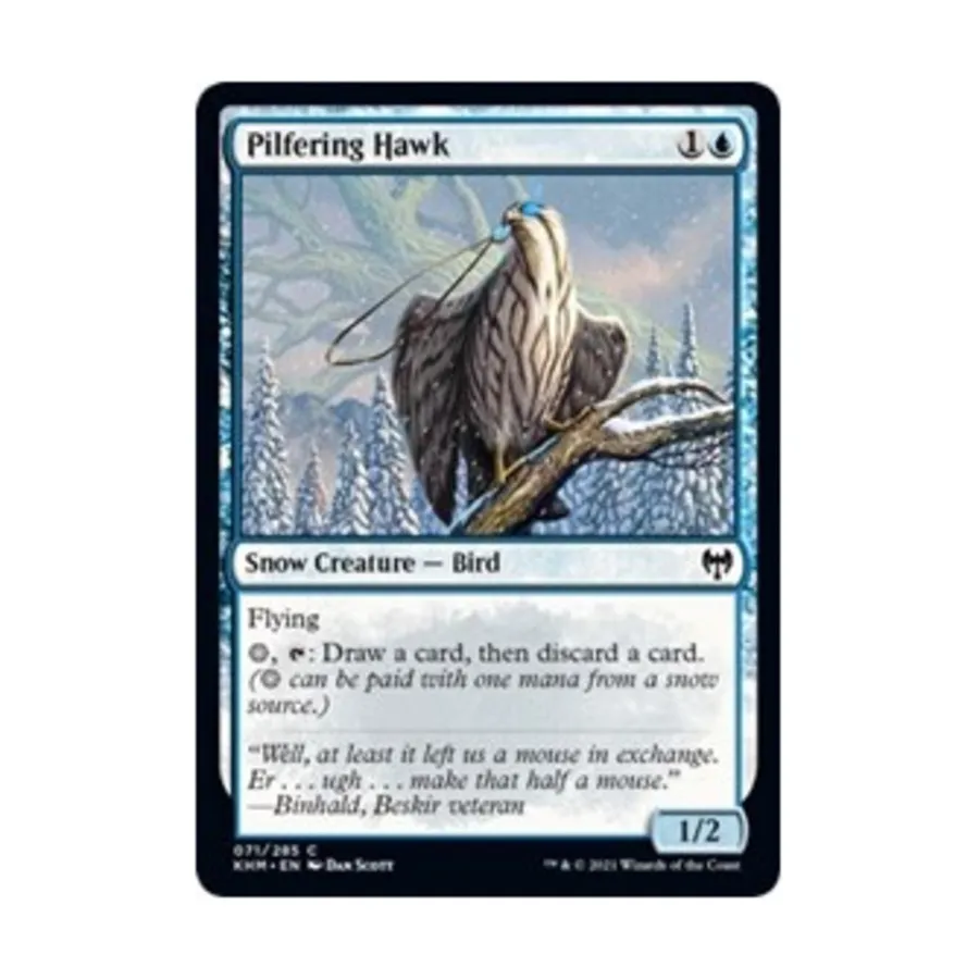 CCG Вороватый ястреб (клавиша C), MTG - Kaldheim
CCG Вороватый ястреб (клавиша C), MTG - Kaldheim