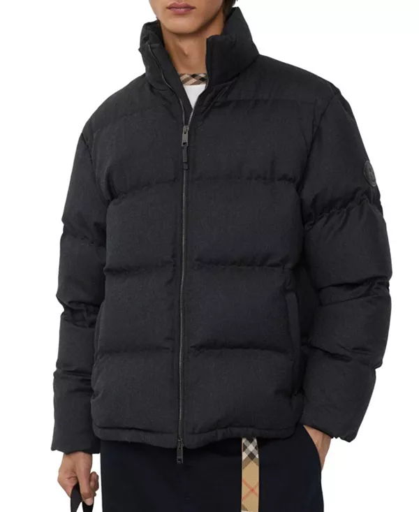Шерстяная пуховая куртка Snowdon Burberry, серый
Шерстяная пуховая куртка Snowdon Burberry, серый