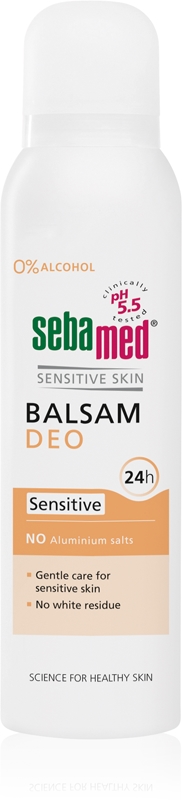 Дезодорант-Бальзам для тела без спирта и алюминия для чувствительной кожи Sebamed, sensitive 150 мл
Дезодорант-Бальзам для тела без спирта и алюминия для чувствительной кожи Sebamed, sensitive 150 мл