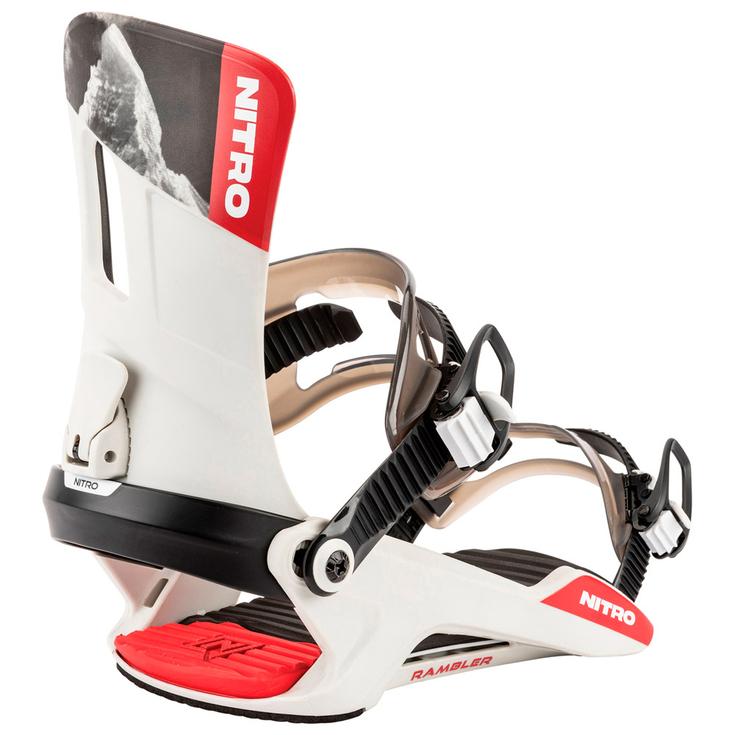 Крепления для сноуборда Rambler raw черные белые красные - m Nitro
Крепления для сноуборда Rambler raw черные белые красные - m Nitro
