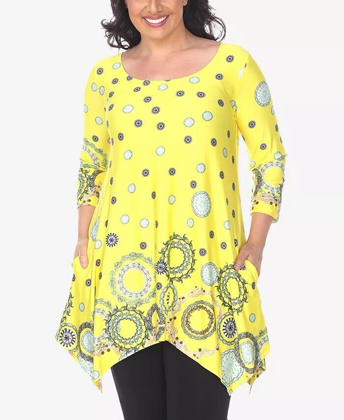 Топ-туника больших размеров Erie с рукавами 3/4 White Mark, мультиколор
Топ-туника больших размеров Erie с рукавами 3/4 White Mark, мультиколор