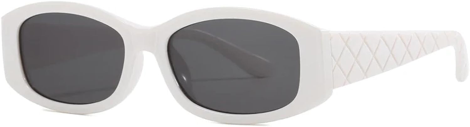 Солнцезащитные очки с защитой от УФ-излучения UV400 | Овальные, в стиле панк | Для женщин и мужчин, для занятий спортом на открытом воздухе и вождения DSVIGF, White Grey
Солнцезащитные очки с защитой от УФ-излучения UV400 | Овальные, в стиле панк | Для женщин и мужчин, для занятий спортом на открытом воздухе и вождения DSVIGF, White Grey