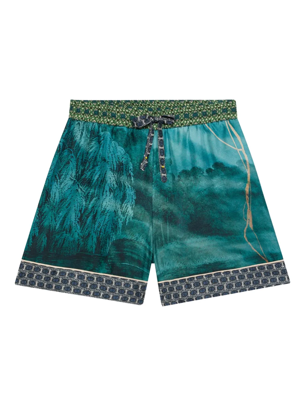 Шорты с кулиской и принтом Pierre-Louis Mascia, зеленый
Шорты с кулиской и принтом Pierre-Louis Mascia, зеленый