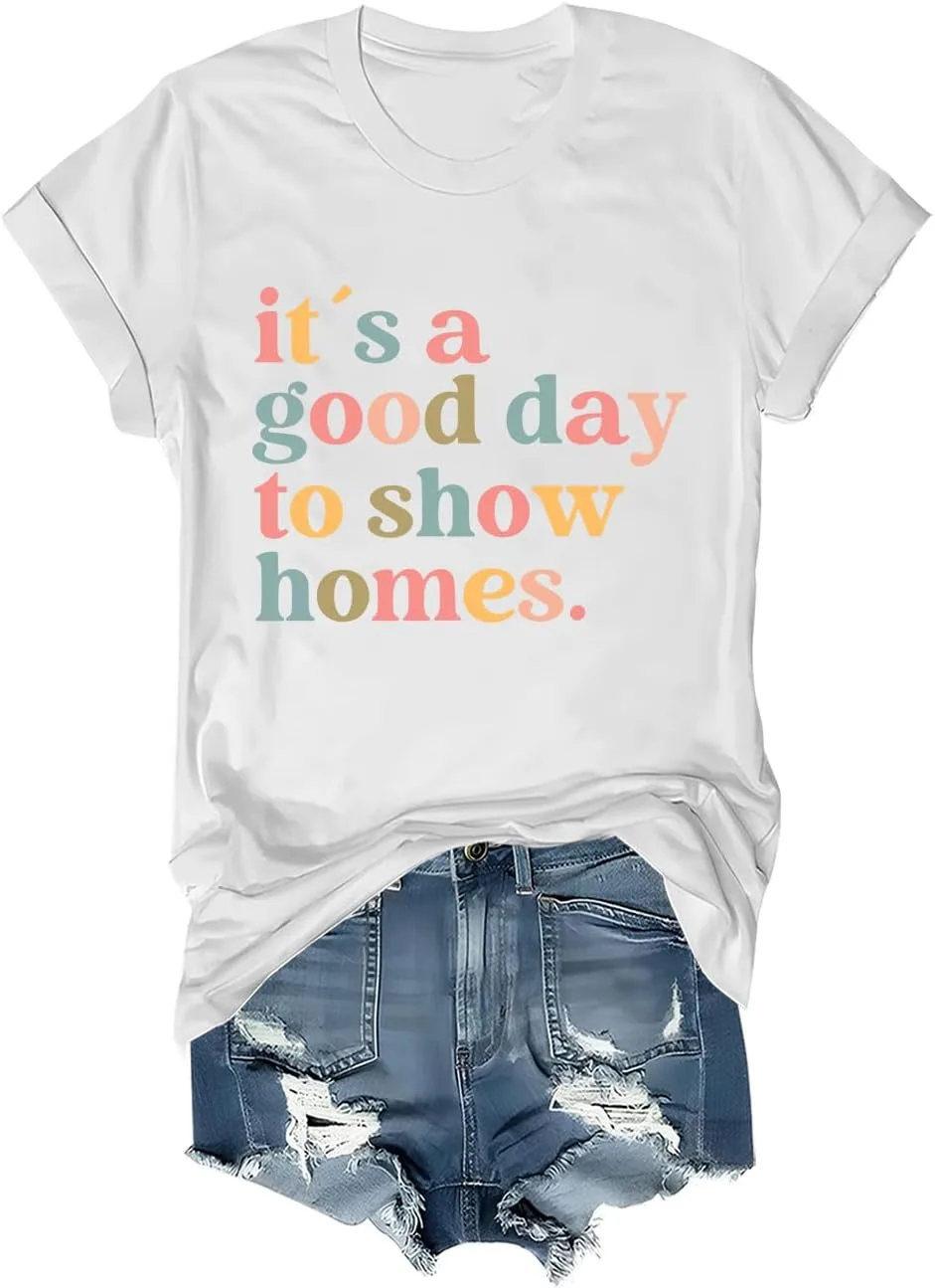 Футболка It's A Good Day to Show Homes с принтом Doiurcs
Футболка It's A Good Day to Show Homes с принтом Doiurcs
