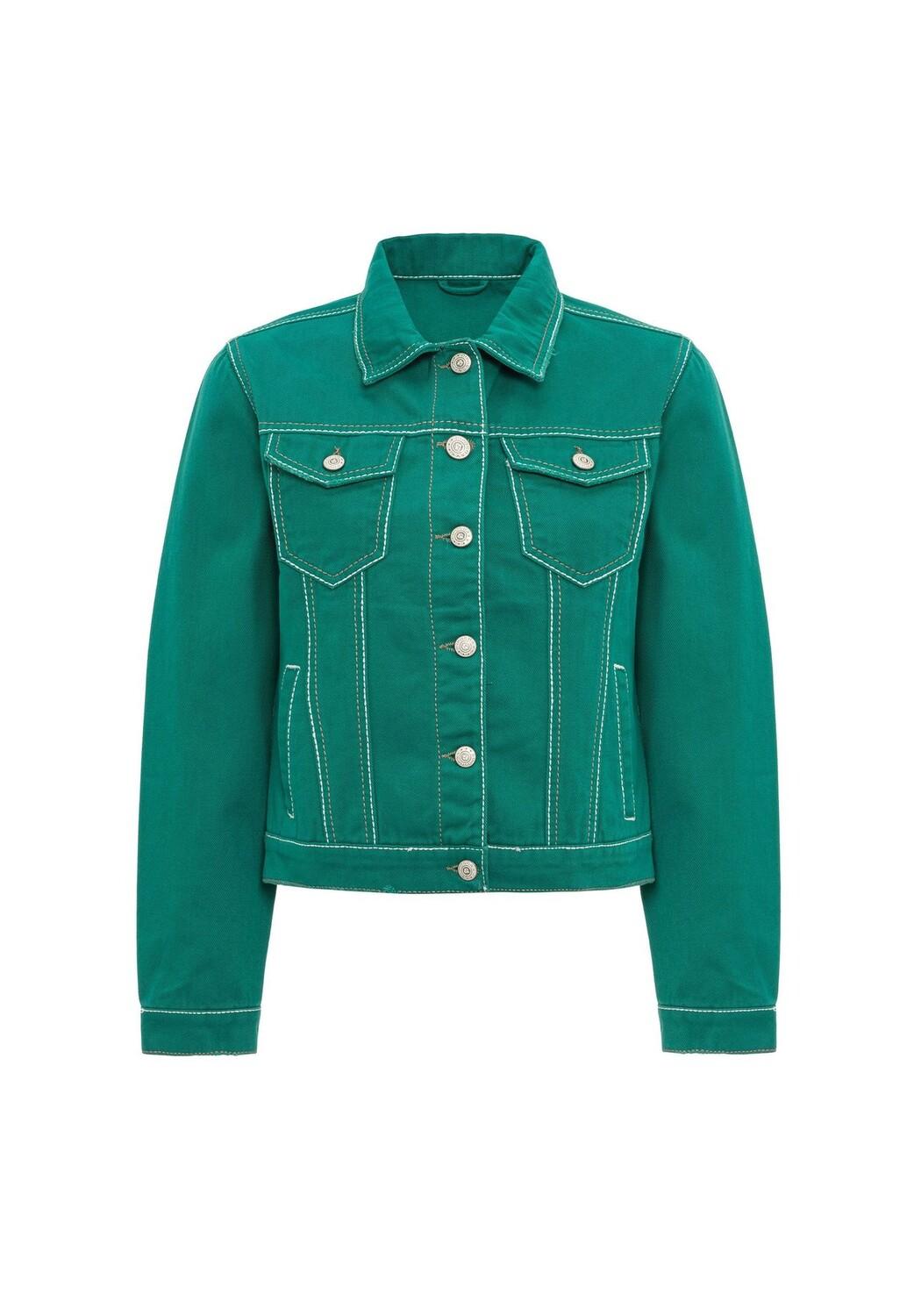 Джинсовая куртка в современном образе CIPO & BAXX, зеленый
Джинсовая куртка в современном образе CIPO & BAXX, зеленый