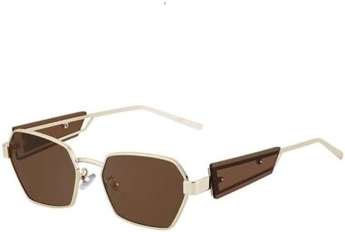 Модные панк-солнцезащитные очки шестиугольной формы для женщин, винтажные многоугольные солнцезащитные очки для мужчин, трендовые солнцезащитные очки в стиле стимпанк MTZJH, C3 Gold Brown
Модные панк-солнцезащитные очки шестиугольной формы для женщин, винтажные многоугольные солнцезащитные очки для мужчин, трендовые солнцезащитные очки в стиле стимпанк MTZJH, C3 Gold Brown