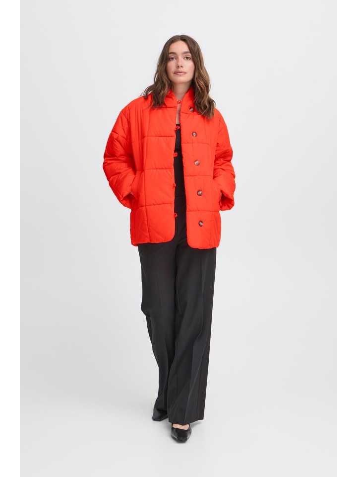 ICHI Куртка свободного кроя IHHANSA огненно-красного цвета
ICHI Куртка свободного кроя IHHANSA огненно-красного цвета