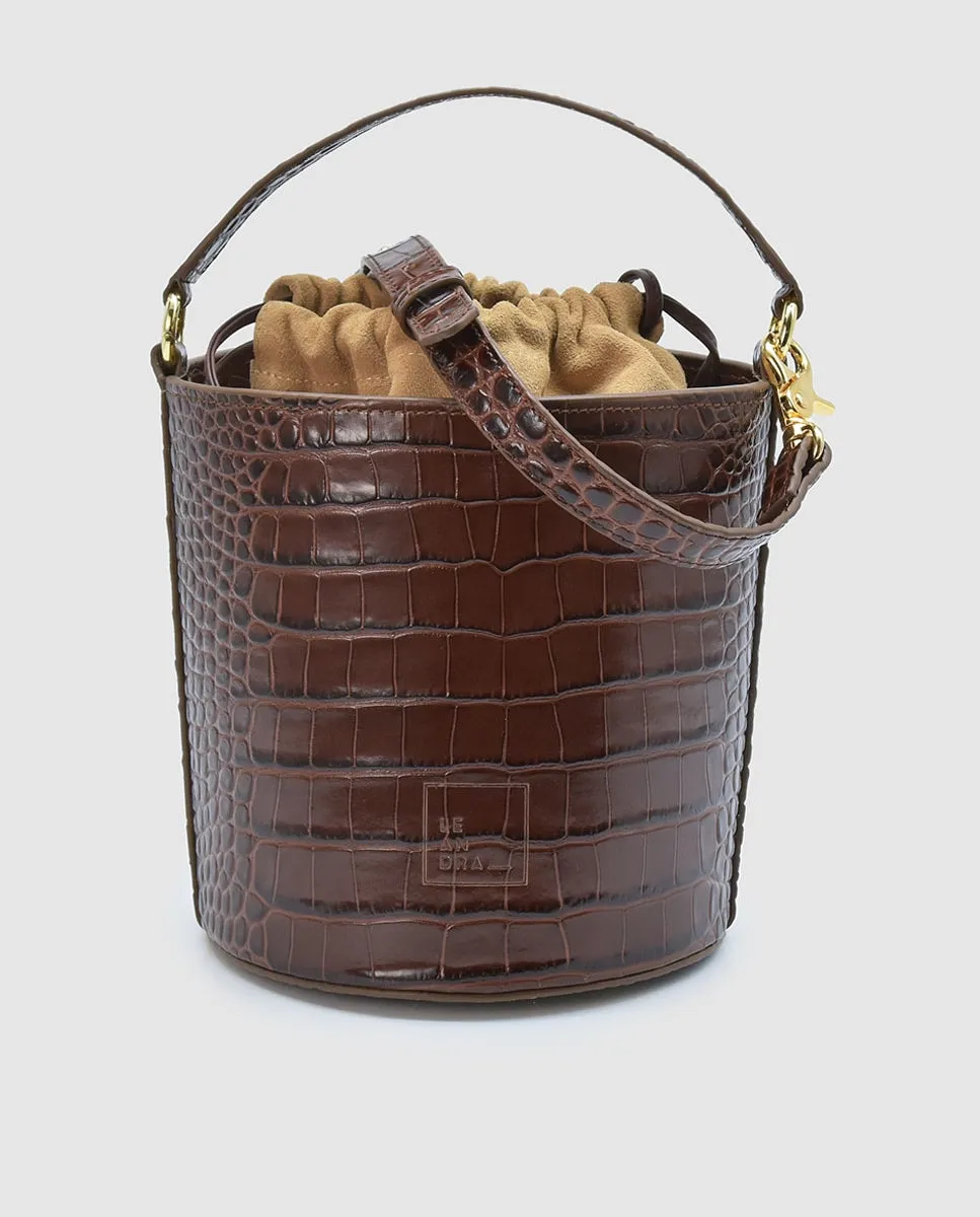 Сумка-шоппер из тисненой кокосовой кожи с возможностью ношения в нескольких положениях Leandra, темно-коричневый
Сумка-шоппер из тисненой кокосовой кожи с возможностью ношения в нескольких положениях Leandra, темно-коричневый