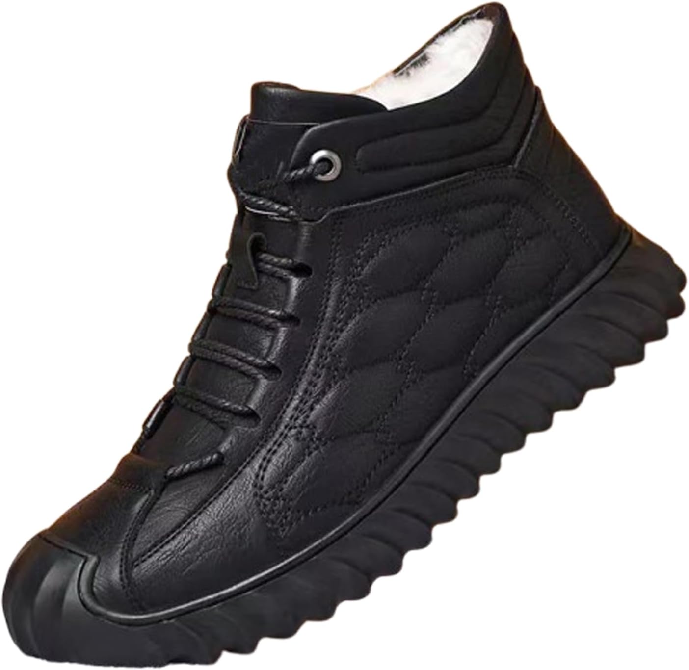 Мужские зимние ботинки высокие с флисовой подкладкой, снегоступы для мужчин, водонепроницаемые ботинки с усиленным носком, противоскользящая ПВХ подошва для походов, повседневной носки, ботинки и зимняя обувь Generic, черный
Мужские зимние ботинки высокие с флисовой подкладкой, снегоступы для мужчин, водонепроницаемые ботинки с усиленным носком, противоскользящая ПВХ подошва для походов, повседневной носки, ботинки и зимняя обувь Generic, черный