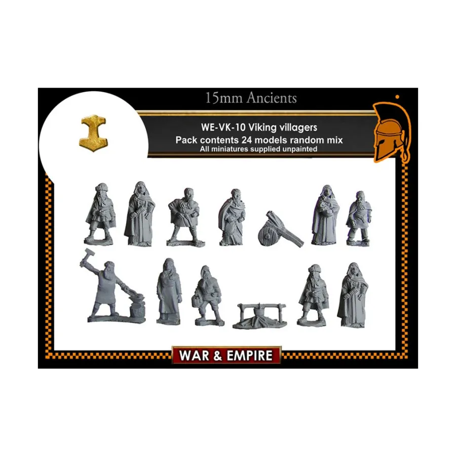 Набор жителей деревни, War & Empire - Dark Ages Miniatures - Viking (15mm)
Набор жителей деревни, War & Empire - Dark Ages Miniatures - Viking (15mm)