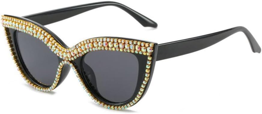 Солнцезащитные очки MUTYNE «Кошачий глаз» с бриллиантами для женщин, роскошные солнцезащитные очки с бриллиантами, черные и коричневые, с защитой от УФ-излучения UV400, Black Gray
Солнцезащитные очки MUTYNE «Кошачий глаз» с бриллиантами для женщин, роскошные солнцезащитные очки с бриллиантами, черные и коричневые, с защитой от УФ-излучения UV400, Black Gray