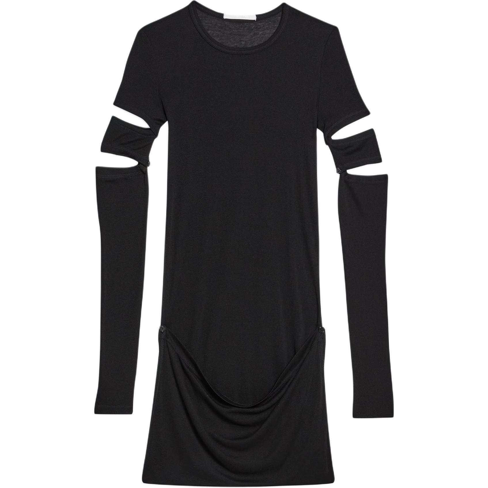 Мини-платье с прорезями Helmut Lang, черное
Мини-платье с прорезями Helmut Lang, черное