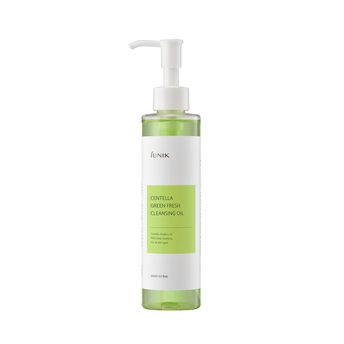 IUNIK Centella Green Fresh Cleansing Oil, масло для снятия макияжа, 200мл
IUNIK Centella Green Fresh Cleansing Oil, масло для снятия макияжа, 200мл
