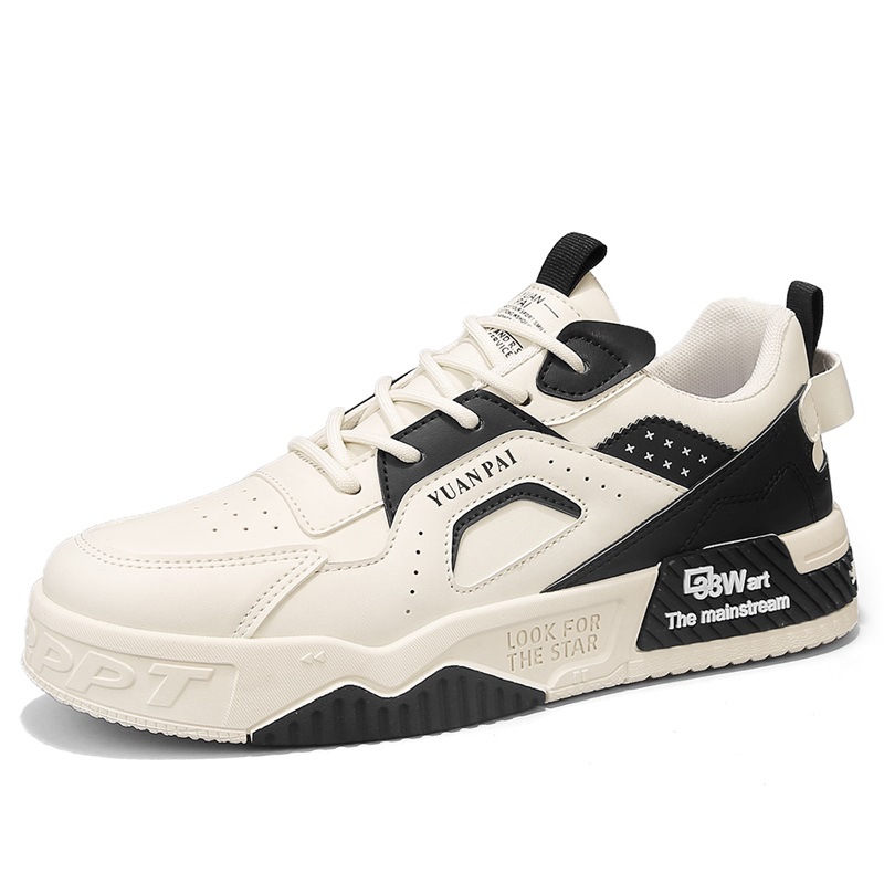 SHOUBA Низкие скейтерские кроссовки мужские - бежево-черные, цвет Beige Black
SHOUBA Низкие скейтерские кроссовки мужские - бежево-черные, цвет Beige Black