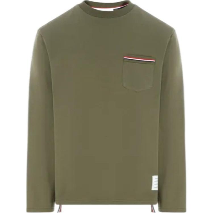 Свитшот с круглым вырезом THOM BROWNE, зеленый
Свитшот с круглым вырезом THOM BROWNE, зеленый