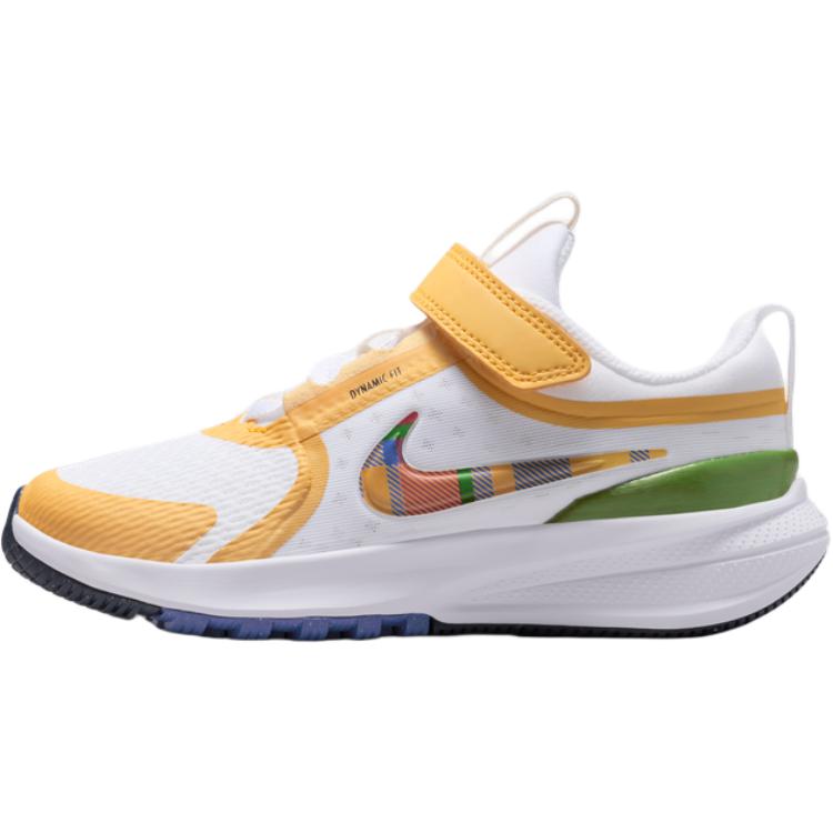 Кроссовки для бега Star Runner 5 Rebound Breathable Support с низким верхом для детей от 3 до 7 лет Nike, белый/желтый
Кроссовки для бега Star Runner 5 Rebound Breathable Support с низким верхом для детей от 3 до 7 лет Nike, белый/желтый