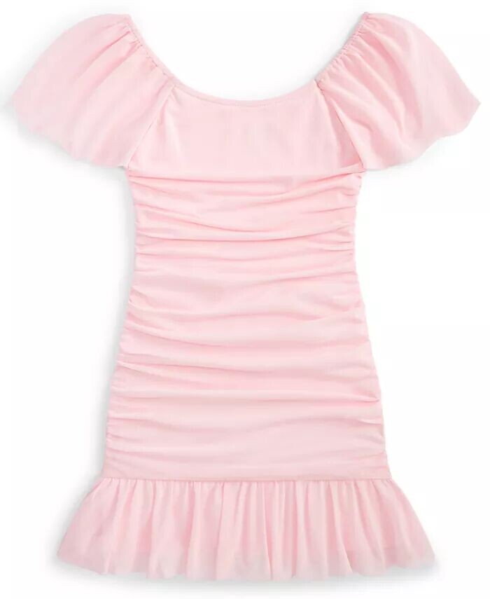 Сетчатое платье со сборками и развевающимися рукавами для больших девочек With Jules, розовый
Сетчатое платье со сборками и развевающимися рукавами для больших девочек With Jules, розовый