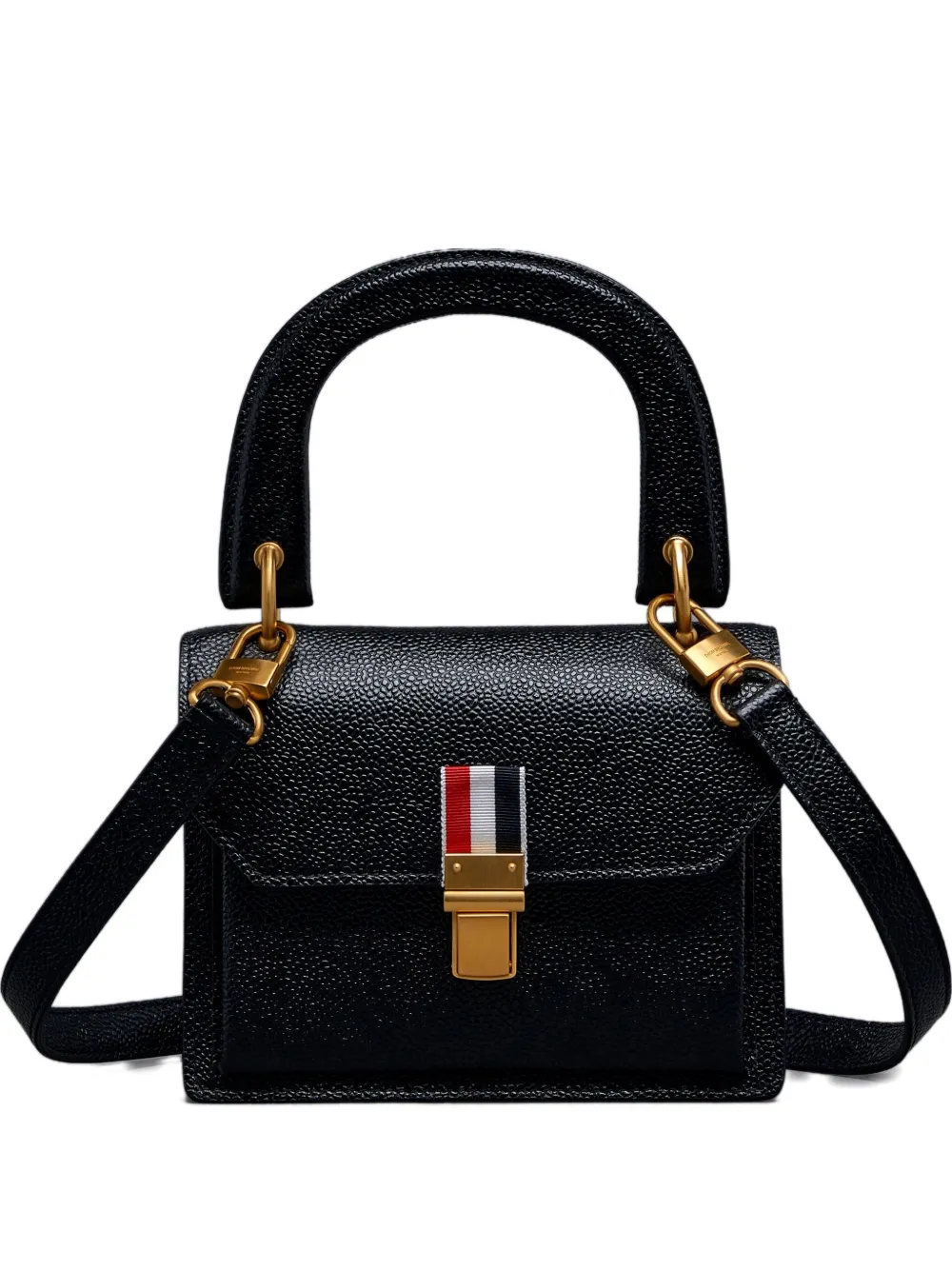 Сумка-шоппер из зернистой кожи THOM BROWNE, черный
Сумка-шоппер из зернистой кожи THOM BROWNE, черный