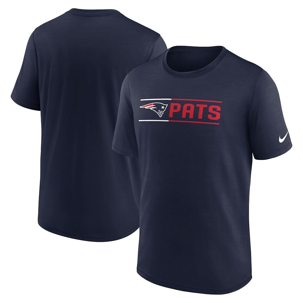 Мужская темно-синяя футболка Nike New England Patriots Exceed Performance, цвет Pat Navy
Мужская темно-синяя футболка Nike New England Patriots Exceed Performance, цвет Pat Navy