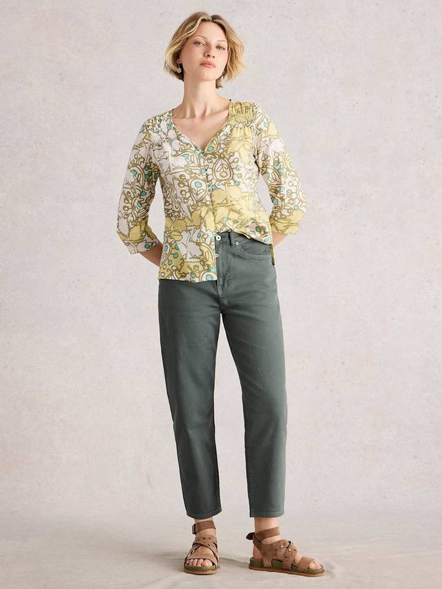 Органические джинсы Tilly из хлопка с зауженным кроем White Stuff, Mid Green
Органические джинсы Tilly из хлопка с зауженным кроем White Stuff, Mid Green