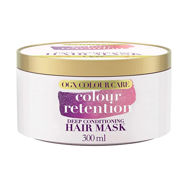 Увлажняющая маска для окрашенных волос Colour Retention Ogx, 300 ml
Увлажняющая маска для окрашенных волос Colour Retention Ogx, 300 ml