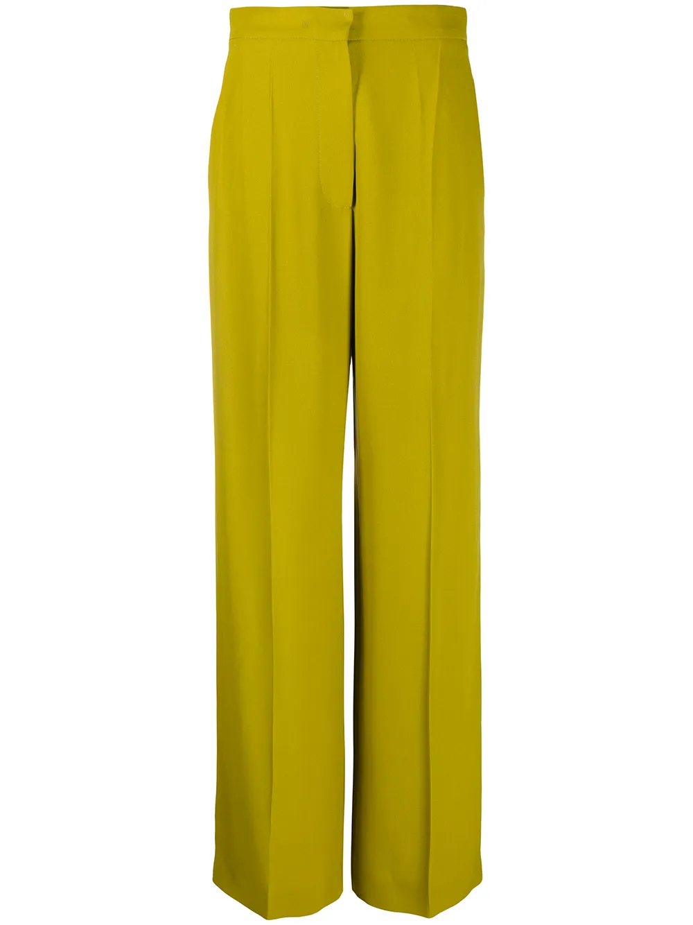 Брюки широкого кроя Alberta Ferretti, зеленый 
Брюки широкого кроя Alberta Ferretti, зеленый