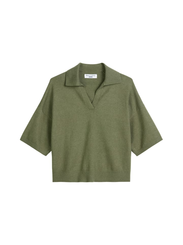 Marc O'Polo DENIM Обычная вязаная рубашка-поло среднего зеленого меланжевого цвета
Marc O'Polo DENIM Обычная вязаная рубашка-поло среднего зеленого меланжевого цвета