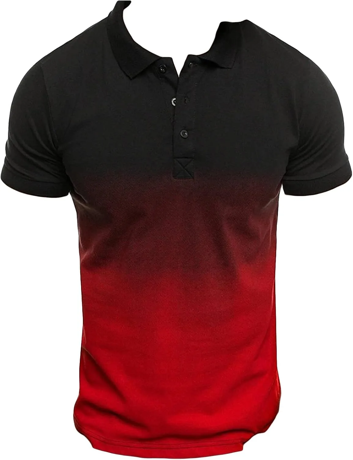 Мужская футболка с градиентом и воротником-стойкой DGHM-JLMY
Мужская футболка с градиентом и воротником-стойкой DGHM-JLMY