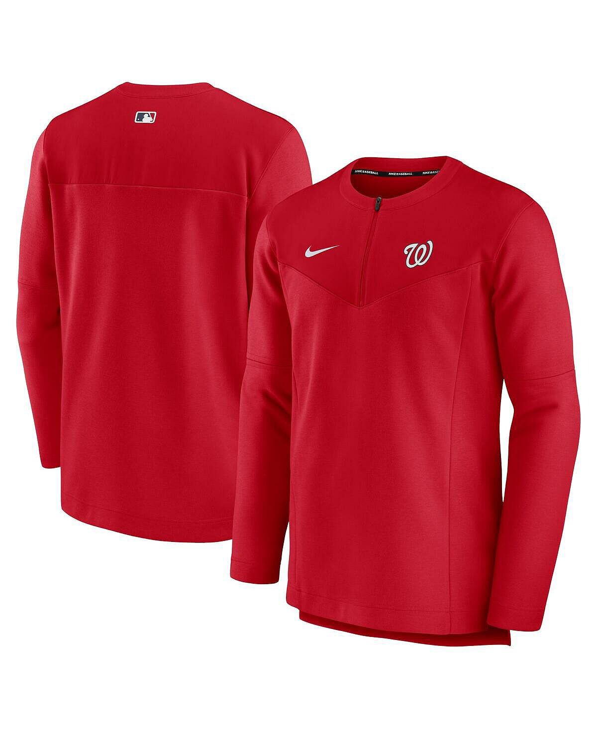 Мужская красная футболка Washington Nationals Authentic Collection Game Time Performance с молнией до половины Nike
Мужская красная футболка Washington Nationals Authentic Collection Game Time Performance с молнией до половины Nike