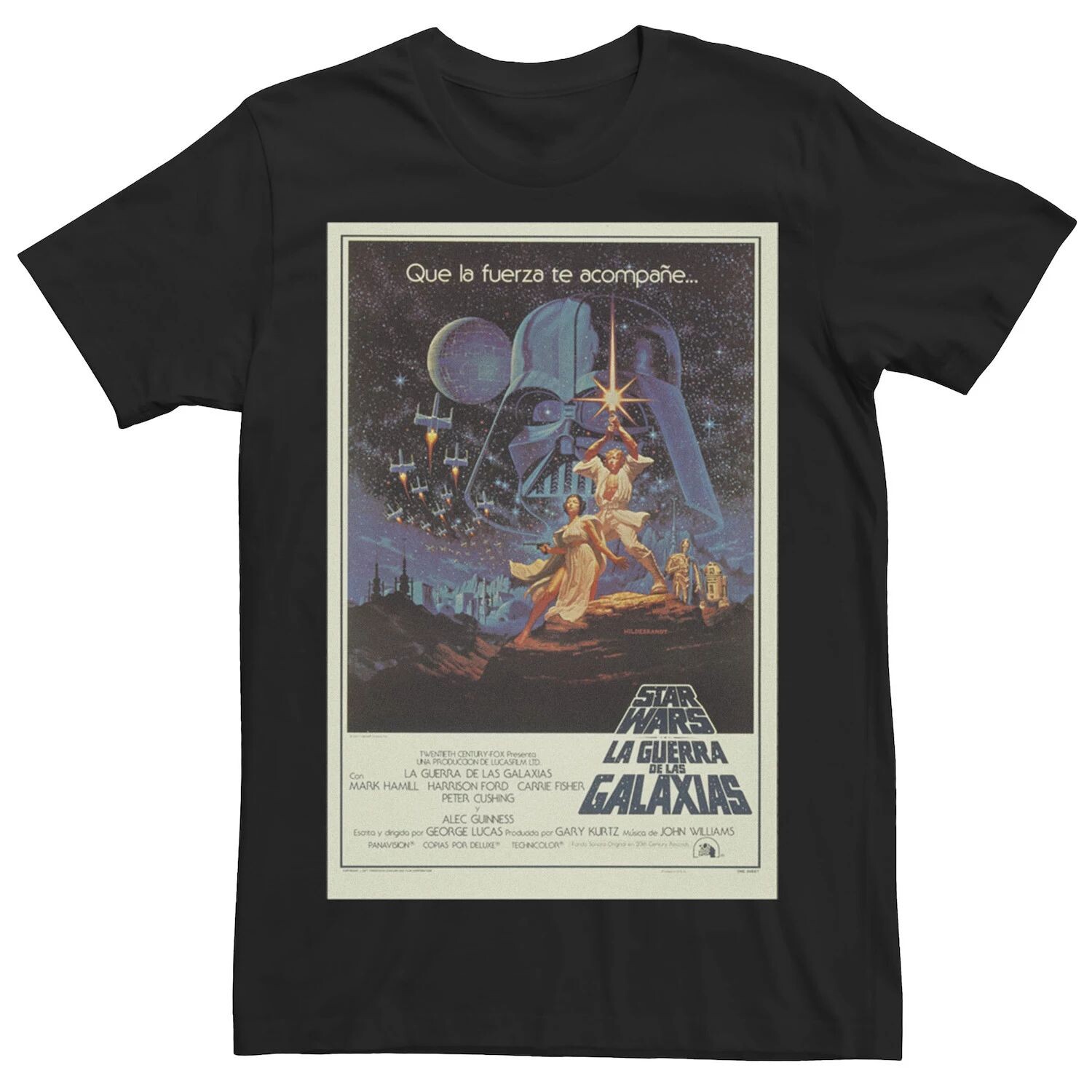 Мужская футболка с постером фильма La Guerra De Las Galaxias Star Wars
Мужская футболка с постером фильма La Guerra De Las Galaxias Star Wars