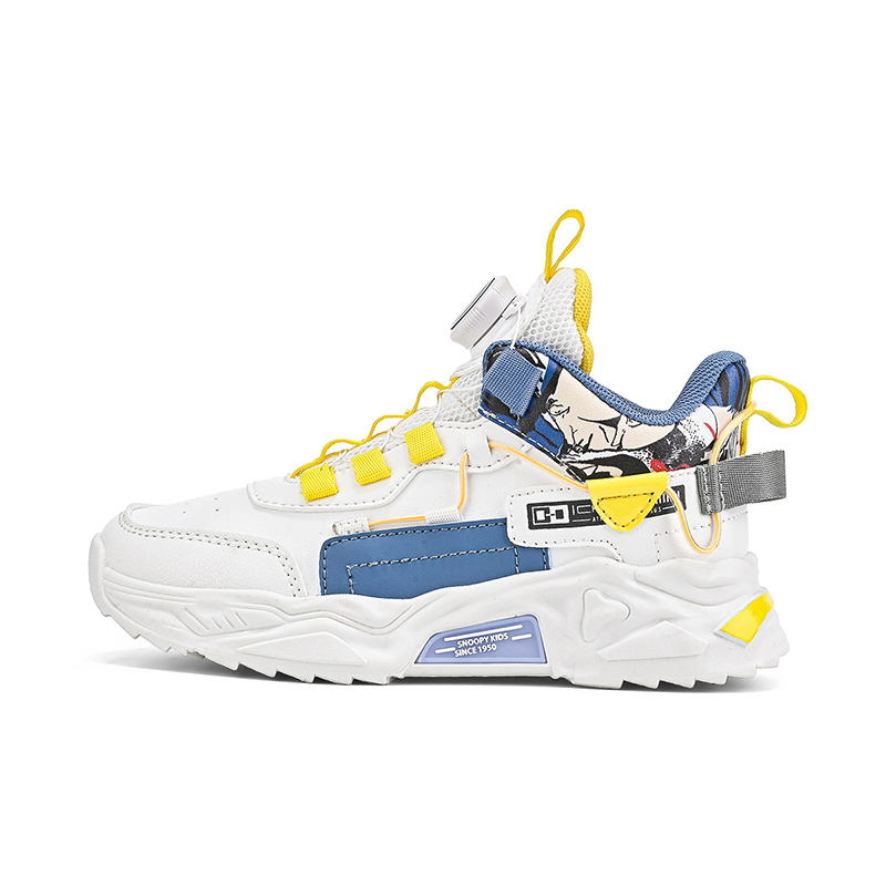 Разноцветные, игривые, веселые, износостойкие, нескользящие, высокие, детские кроссовки для повседневной жизни SNOOPY, синий/желтый
Разноцветные, игривые, веселые, износостойкие, нескользящие, высокие, детские кроссовки для повседневной жизни SNOOPY, синий/желтый