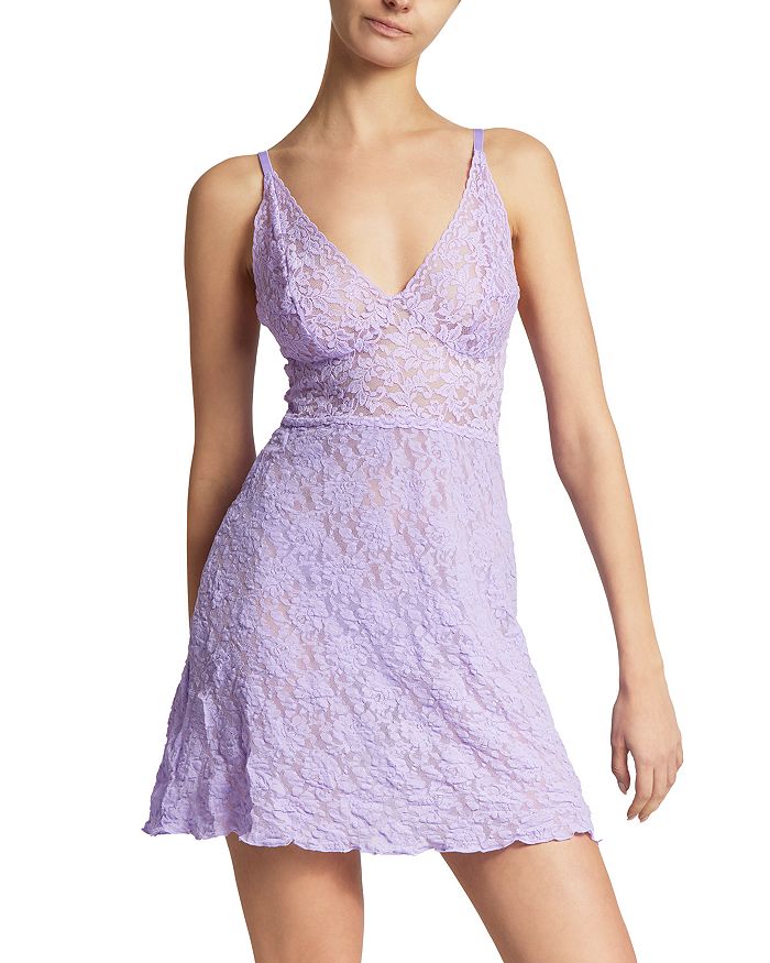 Ретро комбинация с глубоким вырезом Hanky Panky, фиолетовый
Ретро комбинация с глубоким вырезом Hanky Panky, фиолетовый