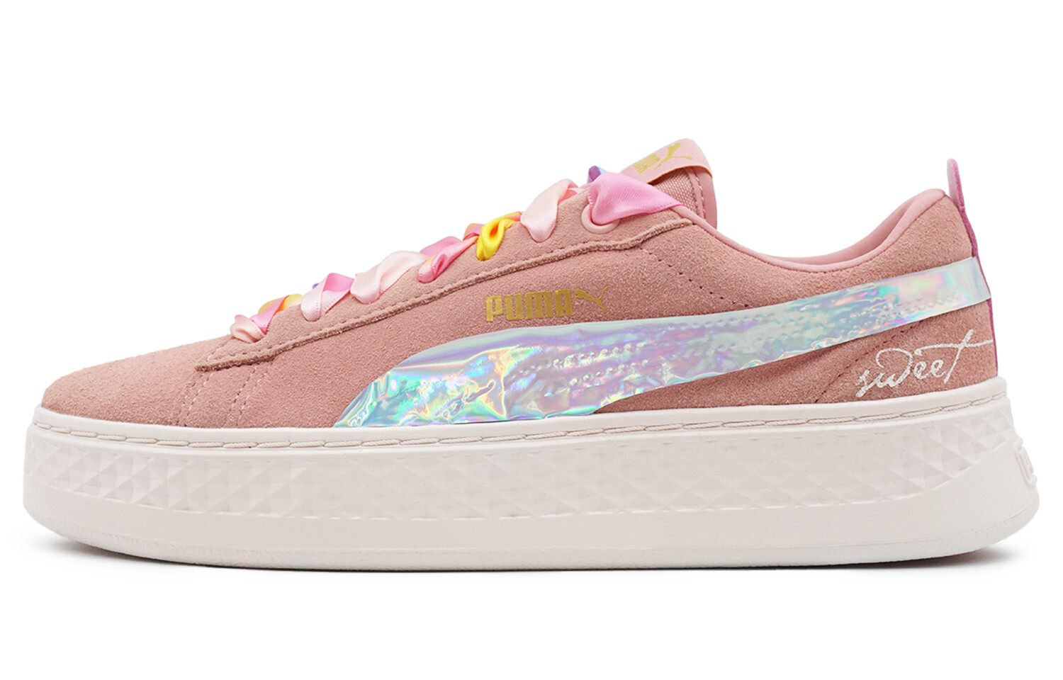 Кроссовки Puma Smash Platform Skateboarding Shoes Women's Low-top Pink/Sliver, розовый
Кроссовки Puma Smash Platform Skateboarding Shoes Women's Low-top Pink/Sliver, розовый