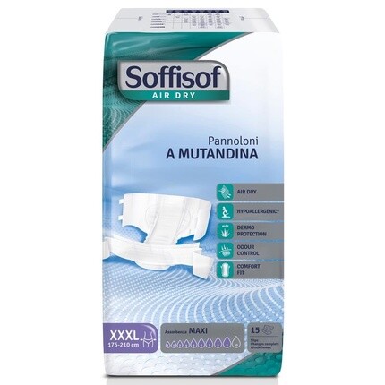 Трусы для недержания мочи XXX-Large Soffisof
Трусы для недержания мочи XXX-Large Soffisof