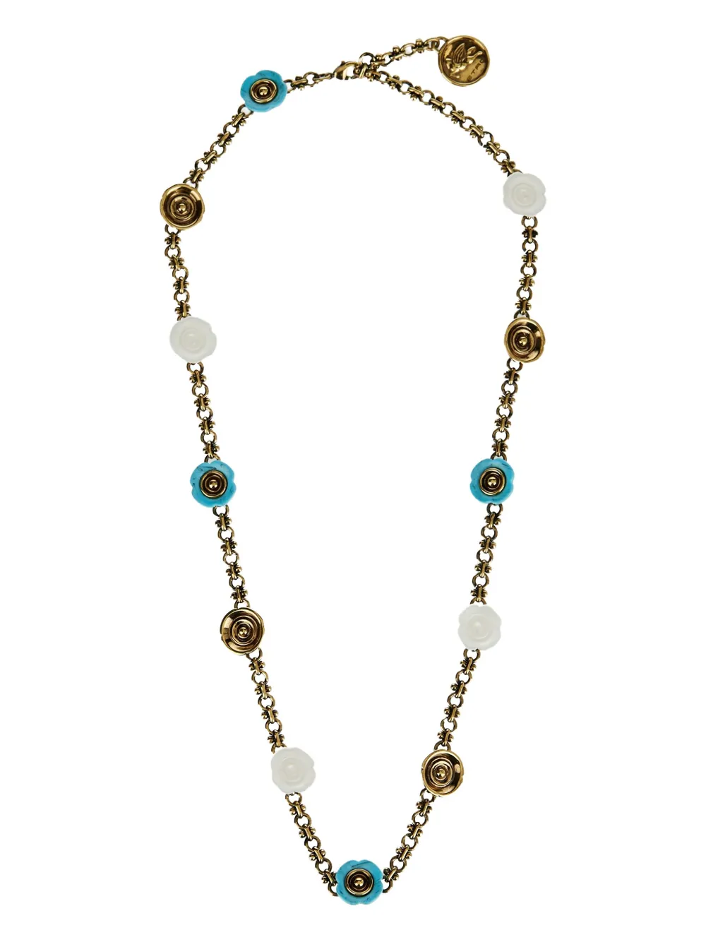 Ожерелье с цветочным шармом ETRO, золотой
Ожерелье с цветочным шармом ETRO, золотой