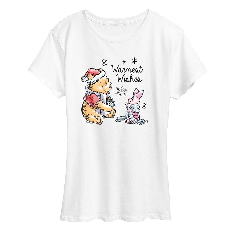 Женская футболка Disney's Winnie The Pooh Piglet & Pooh с рисунком «Самые теплые пожелания», белый
Женская футболка Disney's Winnie The Pooh Piglet & Pooh с рисунком «Самые теплые пожелания», белый