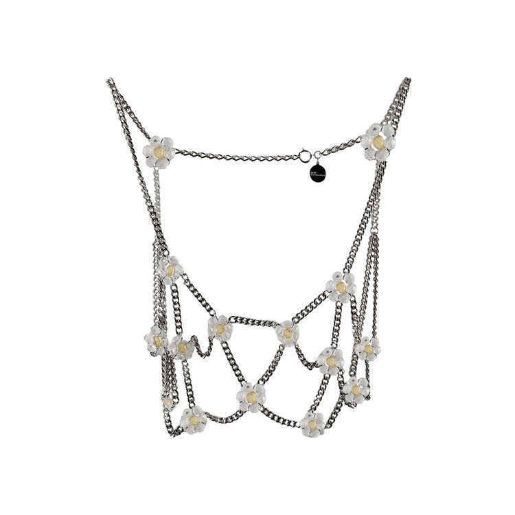 Топ Comme des Garçons Noir Chain-Embellished Harness Top, Silver
Топ Comme des Garçons Noir Chain-Embellished Harness Top, Silver