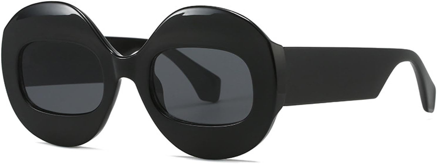 Модные круглые солнцезащитные очки с контрастными цветами для женщин, ретро-очки с овальными линзами и прозрачным градиентом, защита от УФ-излучения UV400 для мужчин, трендовые очки в стиле панк VVTWSSW, Black Grey
Модные круглые солнцезащитные очки с контрастными цветами для женщин, ретро-очки с овальными линзами и прозрачным градиентом, защита от УФ-излучения UV400 для мужчин, трендовые очки в стиле панк VVTWSSW, Black Grey