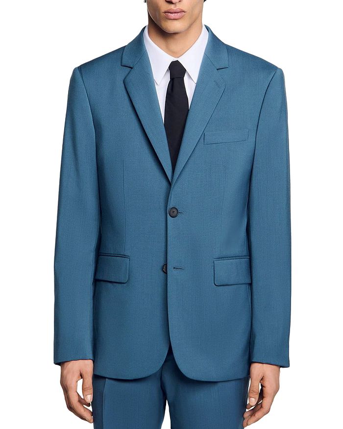 Классический шерстяной пиджак Sandro, синий
Классический шерстяной пиджак Sandro, синий