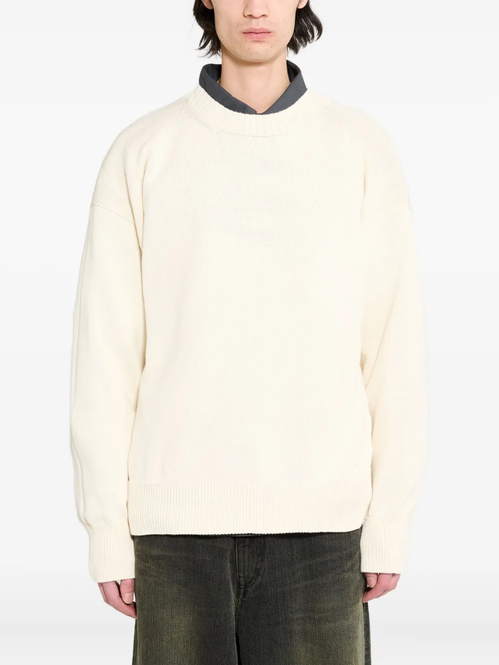 Хлопковый свитер с круглым вырезом Mhl By Margaret Howell, нейтральный
Хлопковый свитер с круглым вырезом Mhl By Margaret Howell, нейтральный