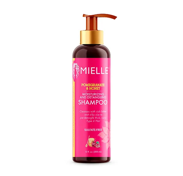 Увлажняющий/распутывающий шампунь Pomegranate & Honey Mielle, 355 ml
Увлажняющий/распутывающий шампунь Pomegranate & Honey Mielle, 355 ml