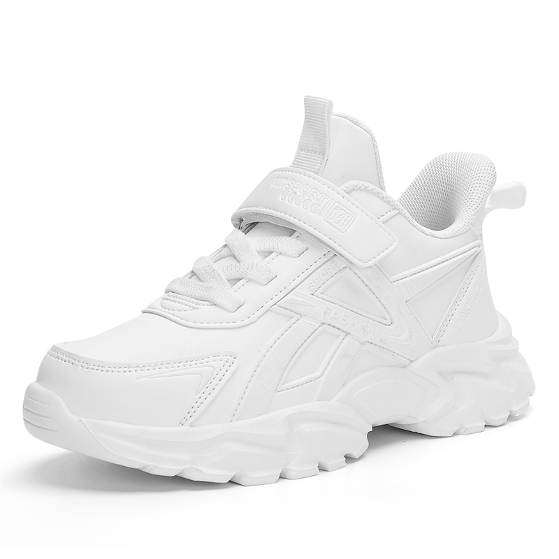 Нескользящая, противоударная, износостойкая, дышащая повседневная обувь для детей Izumi Chiryū, белый 
Нескользящая, противоударная, износостойкая, дышащая повседневная обувь для детей Izumi Chiryū, белый