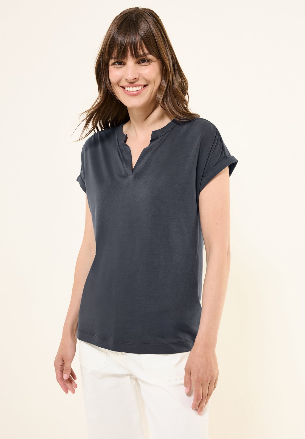 Базовая футболка Cecil, серый
Базовая футболка Cecil, серый