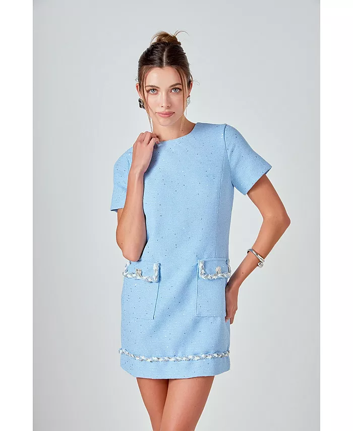 Женское мини-платье с цепочкой endless rose, синий
Женское мини-платье с цепочкой endless rose, синий