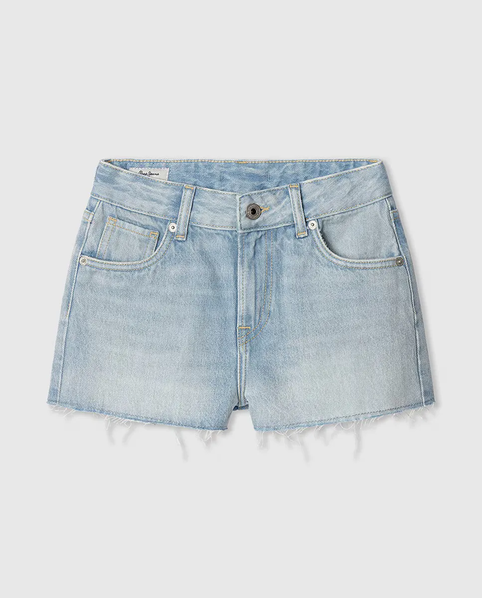 Шорты для девочек Pepe Jeans, голубой
Шорты для девочек Pepe Jeans, голубой