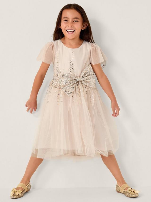 Детское платье Samara с короткими рукавами и пайетками Monsoon, Gold
Детское платье Samara с короткими рукавами и пайетками Monsoon, Gold