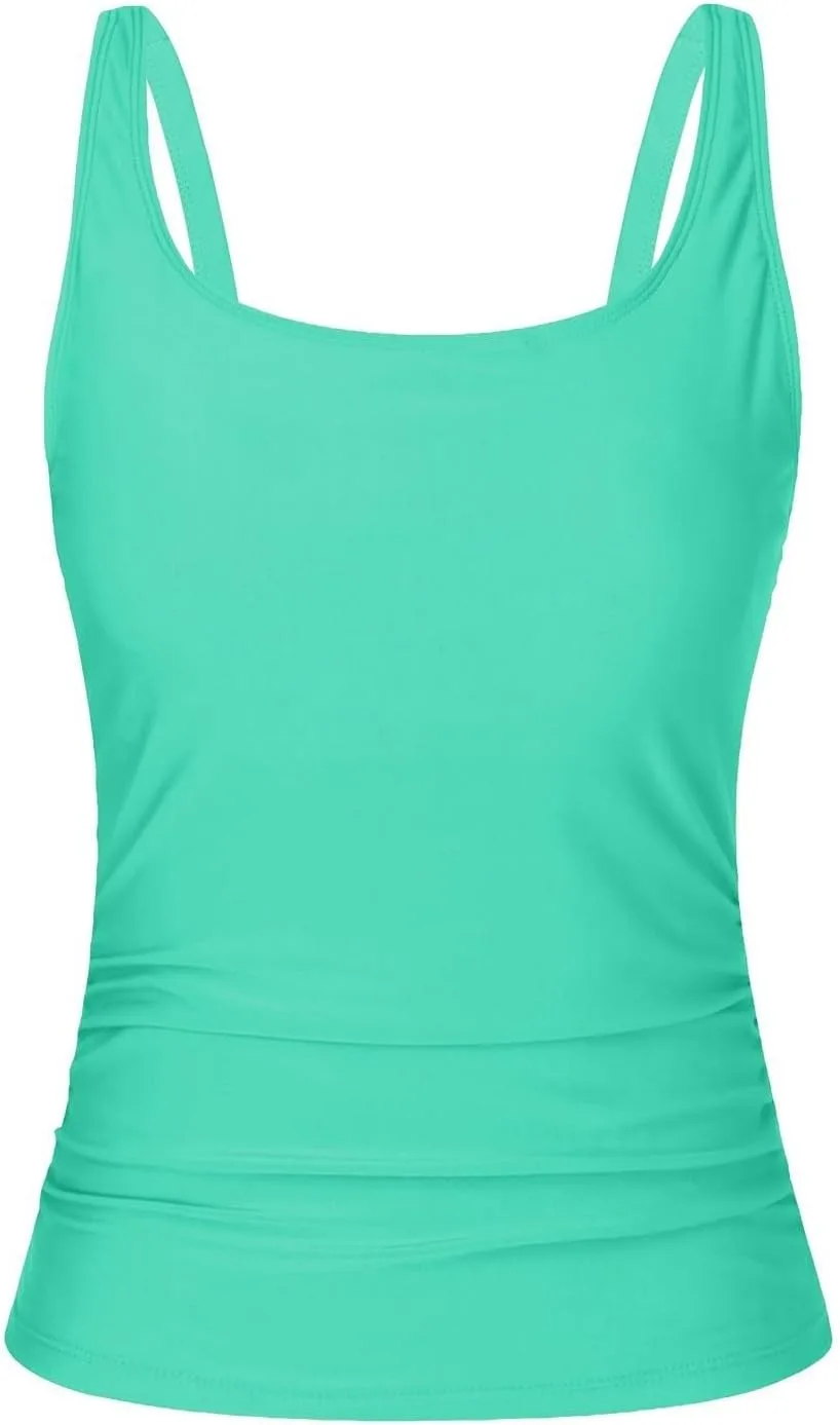 Топ-танкини для женщин с эффектом стройняшки и контролем живота, свободный крой, без низа
Топ-танкини для женщин с эффектом стройняшки и контролем живота, свободный крой, без низа